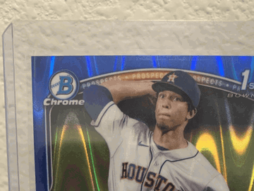 2025 Bowman Chrome Blue Raywave #CPA-MU Blue Reptilian Bowman 1st Parallel/Variety Chase Base Set 1st Auto Topps