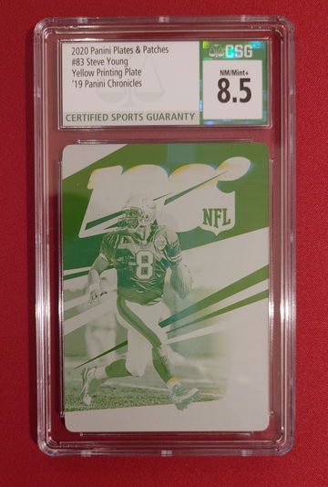 2020 Panini Plates & Patches 1/1 Steve Young San Francisco 49ers