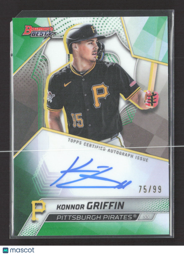 2025 Topps Bowman's Best Konnor Griffin #B25-KG Green Refractor /99