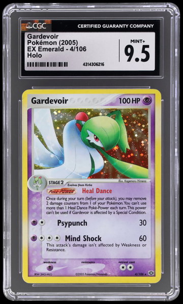 2005 Pokemon EX Emerald Gardevoir Holo CGC 9.5