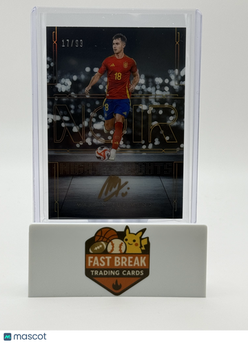 2025 Panini Noir Night Lights Martín Zubimendi #NL-MZU /99