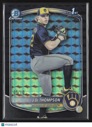 2025 Bowman Chrome J.D. Thompson #BDC-14 RayWave /10