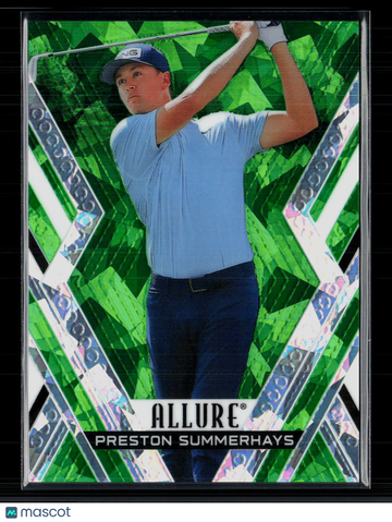 2026 Upper Deck Allure Golf Preston Summerhays #31 Green Quartz
