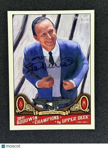 2011 Upper Deck Goodwin Champions Stan Musial #43 Auto AU