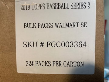 2019 Topps Series 2 9 Sleeve Gravity Feed Case
