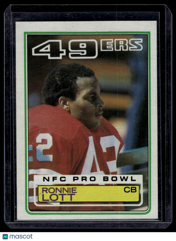 1983 Topps Ronnie Lott #168