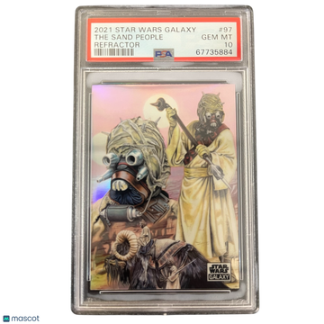2021 Topps Chrome Star Wars Galaxy The Sand People #97 PSA 10
