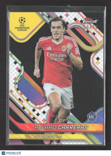 2025 Topps Finest Álvaro Carreras #85 08/10 RC
