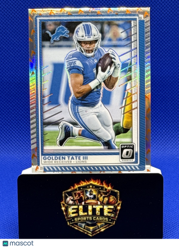 2025 Donruss Optic Golden Tate III #124 Fire