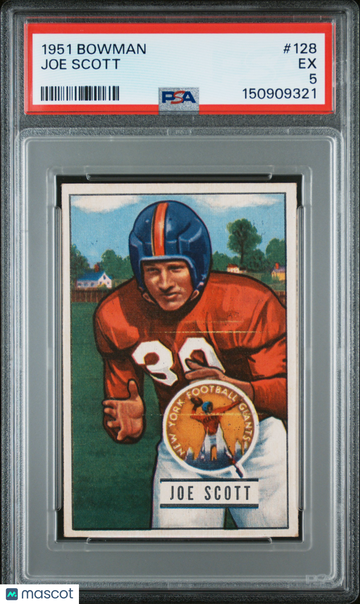 1951 Bowman Joe Scott #128 PSA 5