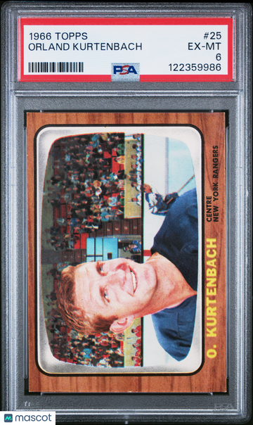 1966 Topps Orland Kurtenbach #25 PSA 6