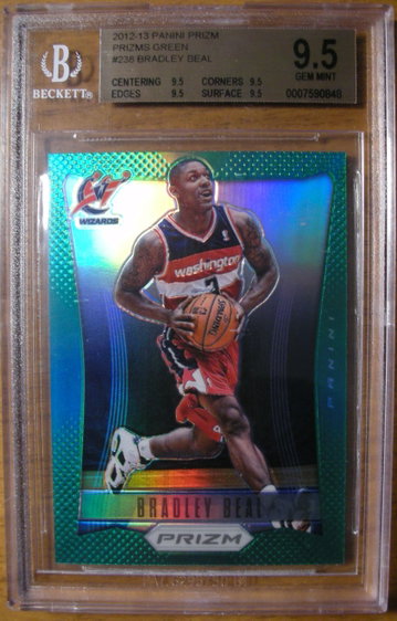 Bradley Beal 2012 Prizm #258 Green Prizm BGS 9.5
