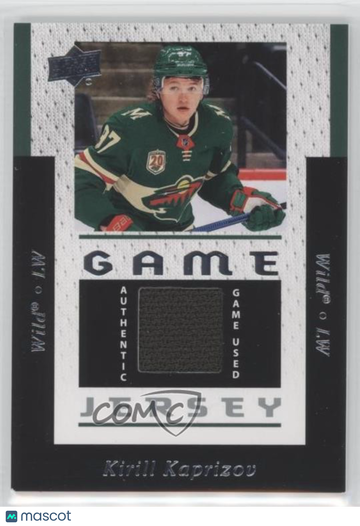 2021-22 Upper Deck Series 1 - UD Game Jersey 25th Anniversary Ach Kirill Kaprizov #GJ25A-2 [None]