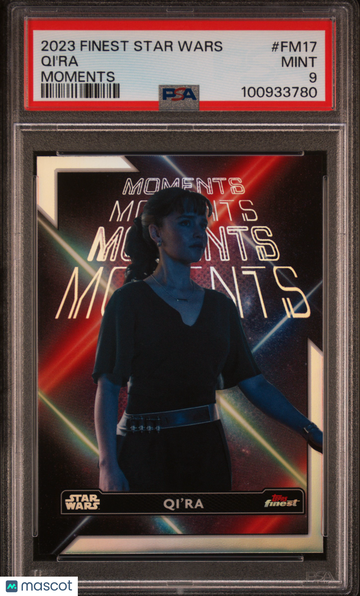 2023 Topps Finest Star Wars Finest Moments Qi'ra #FM17 PSA 9