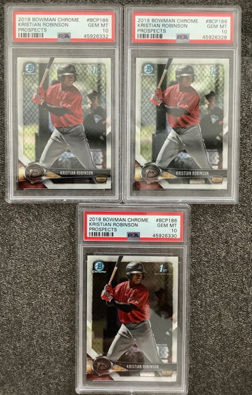 Kristian Robinson lot of (3)