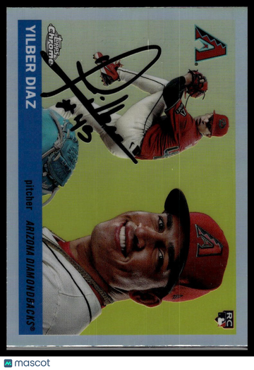 2025 Topps Chrome Platinum Yilber Diaz #392 Refractors RC