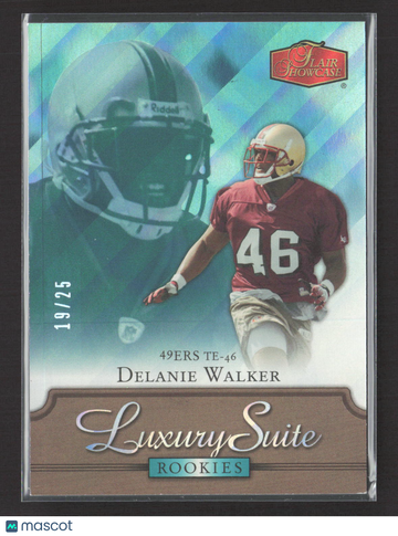 2006 Fleer Flair Showcase Luxury Suite Delanie Walker #132 /25