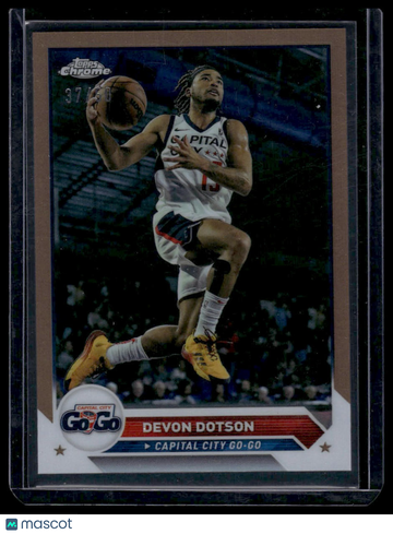 2023-24 Topps G-League Devon Dotson #9 Gold SN
