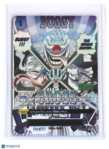 One Piece 2024 PROXY Buggy Sir Crocodile Dracule Mihawk Holo Parallel Alt Art Event Card OP09-057