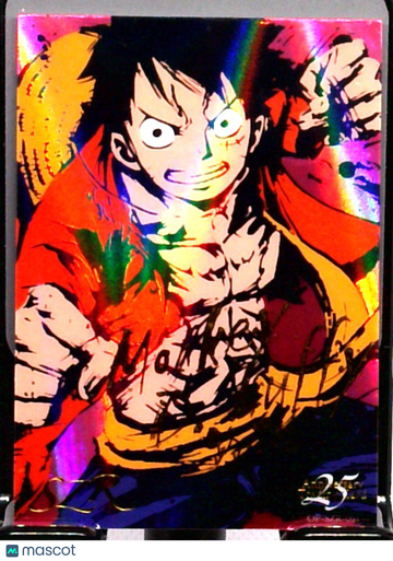 2022 One Piece 25th Anniversary Monkey D. Luffy HOLOFOIL