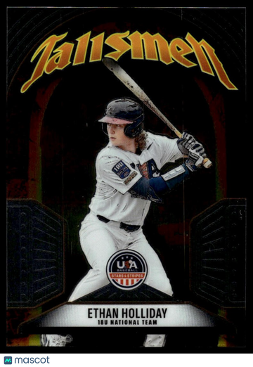 2026 Panini Stars & Stripes Prizm USA Baseball Ethan Holliday #3 Talisman