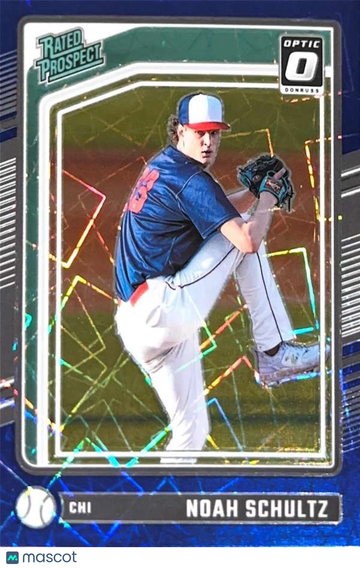 2024 Donruss - Optic Blue Velocity Prizms Noah Schultz #170
