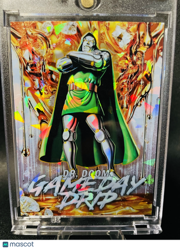 2026 Spades Customs Gameday Drip Doctor Doom Marvel Cracked Ice Custom Made Trading Card