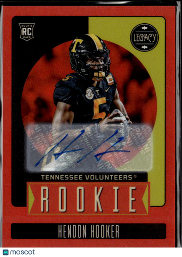 Hendon Hooker 2023 Panini Legacy RC Auto /148 Tennessee Volunteers