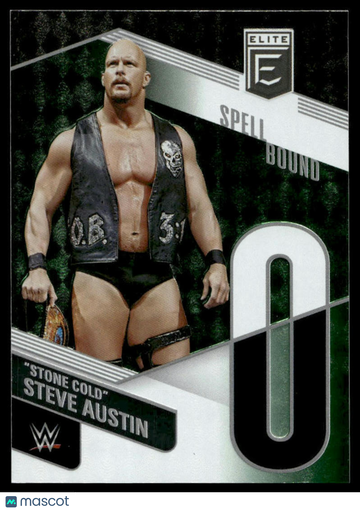 2023 Donruss Elite WWE Stone Cold" Steve Austin #21 Spellbound Green