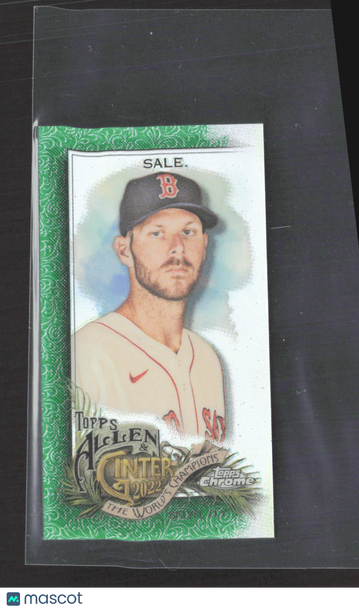 2022 Topps Allen & Ginter Chrome Chris Sale #272 Green Refractor