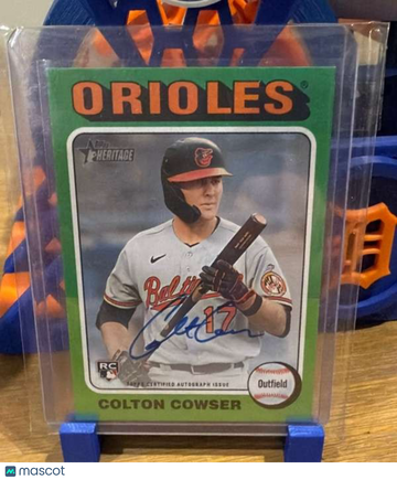 2024 Topps Heritage - Real One Autographs Colton Cowser #ROA-CC
