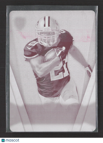 2012 Topps Supreme Frank Gore #74 Magenta Printing Plate