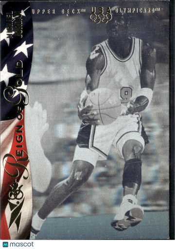 1996 Upper Deck USA Olympicard Reign of Gold Michael Jordan #RN1
