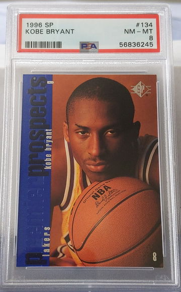 1996 SP #134 Kobe Bryant RC PSA 8