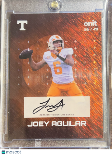 2025 ONIT Signature Series Joey Aguilar #S-10 /49