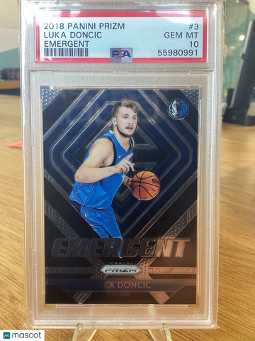 2018 Panini Prizm Emergent Luka Doncic #3 PSA 10