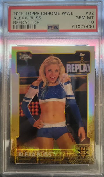 2015 Topps Chrome WWE Alexa Bliss Refractor