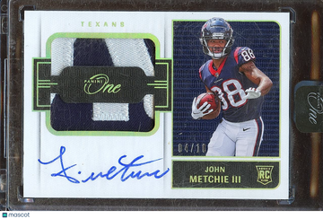 2022 Panini John Metchie III Patch Rookie