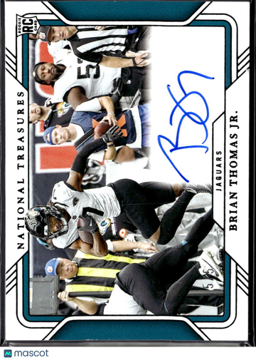 2025 Panini National Treasures Brian Thomas Jr. #RFP-BTJ RC