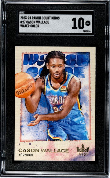 2023-24 Panini Court Kings #27 Cason Wallace Water Color SGC 10