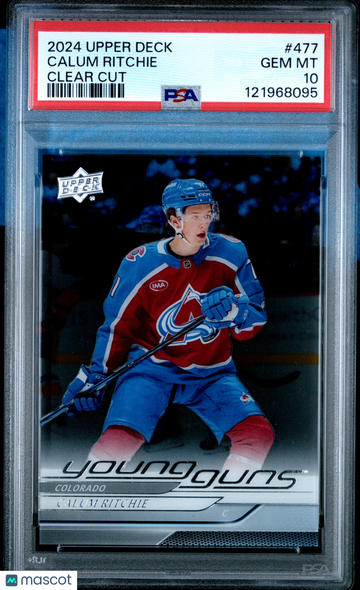 2024 Upper Deck Calum Ritchie #477 Clear Cut PSA 10