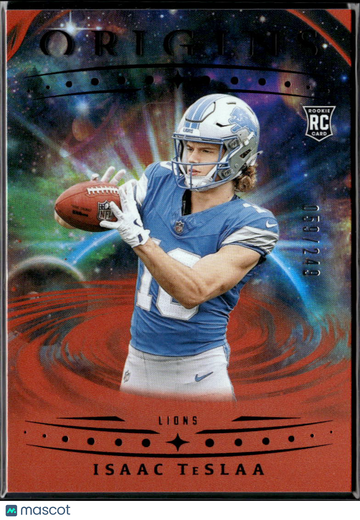 Isaac TeSlaa 2025 Panini Origins RC /249 Detroit Lions