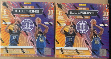 2020-2021 Illusions Basketball NBA Mega Box. 2 box lot sealed