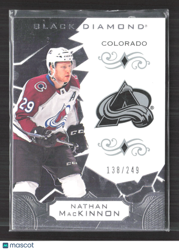 2018 Upper Deck Black Diamond Nathan MacKinnon #BDB-NM 138/249
