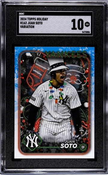 2024 Topps Holiday #H162 Juan Soto Variation SGC 10