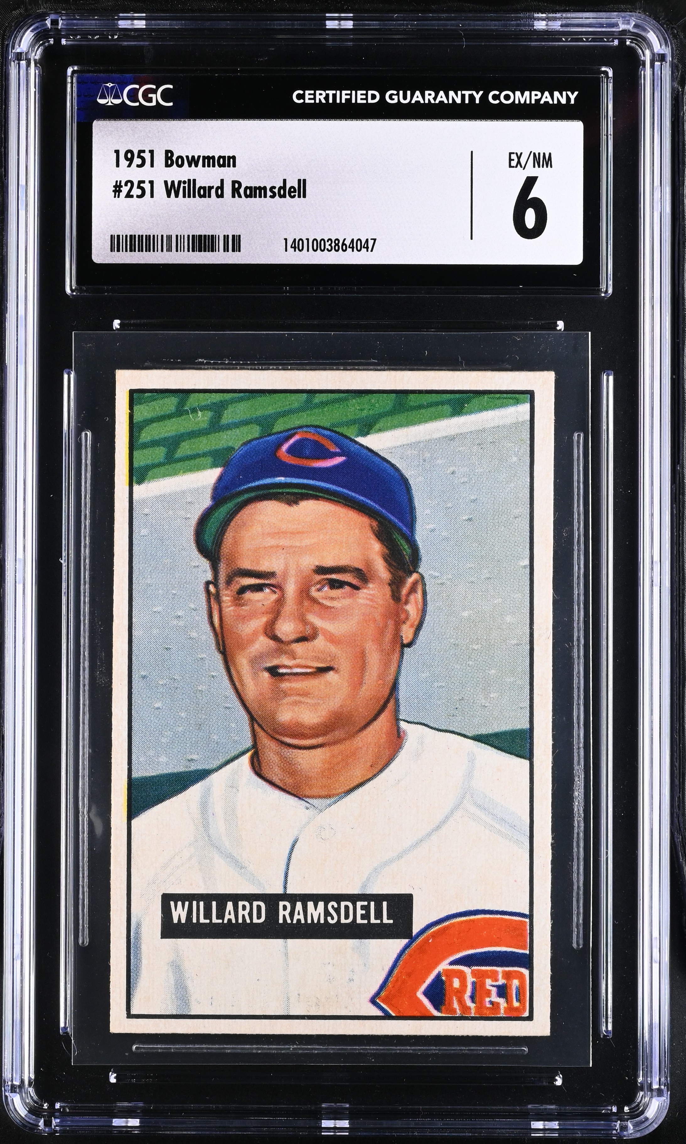 1951 Bowman Willard Ramsdell #251 CGC 6 P1370