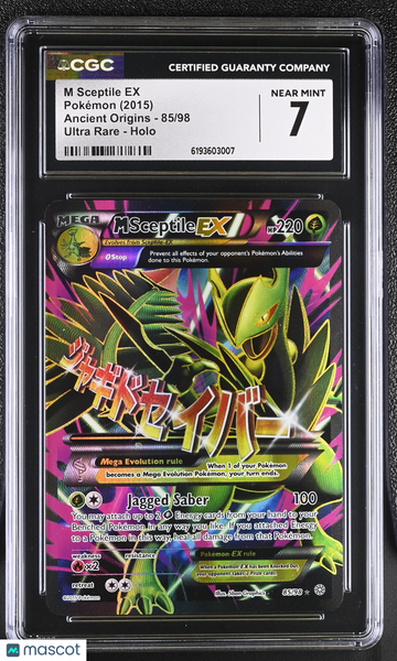 M Sceptile EX #85/98 2015 Pokemon Ancient Origins CGC 7