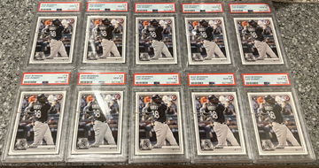 Luis Robert 2020 Bowman RC PSA LOT OF 10