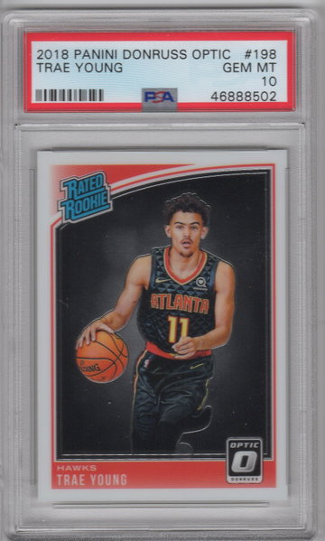 2018 Optic Trae Young PSA 10