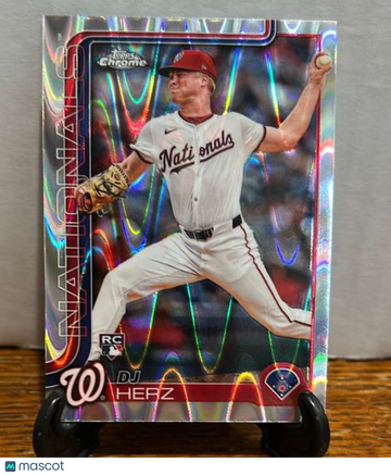 2025 Topps Chrome - Raywave Refractors DJ Herz #270